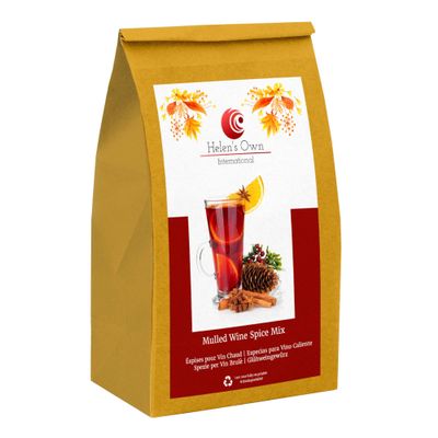 Genuine German Mulled Wine Spice Mulling Spices Mix Gluhwein - 18 x 1.5g Sachets - Glhwein Gewrz by Memer with Helens Own Recipe Instruction Booklet and Winter Punch spice mix