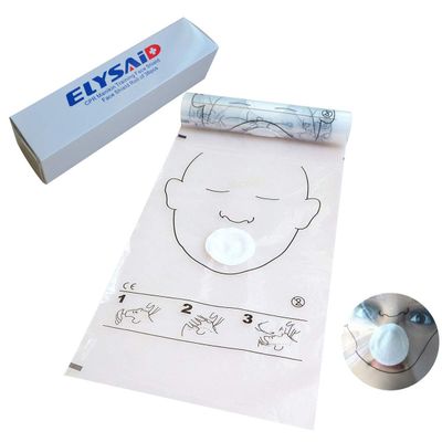 10 rolls 36pcs/roll CPR MASK CPR Face Sheild for CPR Training
