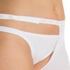 Relaxsan Antiembolism M2380LA (White, M) Anti-embolism thigh high stocking with waist attachment and inspection hole - LEFT LEG - K1-18-23 mmHg view 3