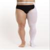 Relaxsan Antiembolism M2380LA (White, M) Anti-embolism thigh high stocking with waist attachment and inspection hole - LEFT LEG - K1-18-23 mmHg view 4
