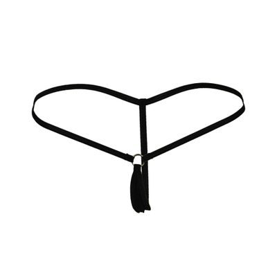 Afom Women's Sexy Hot G-String T Back Cotton Panties Thong Sex Lingerie - Black -