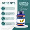 Cod Liver Oil 1000mg, 360 Capsules of High Strength Fish Oil, Rich in Omega 3. Supports Heart Health, Brain Health, Eye Health and Normal Blood Pressure view 3