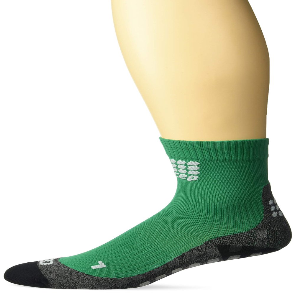 CEP Womens Griptech Short Socks, Green - Size 2 (II)