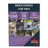 Activity Superstore Mega Choice for Two Gift Experience Voucher, 550 Options Available, 18-month Validity, Experience Days, Days Out Gifts, Couples Gifts, Retirement Gifts view 1