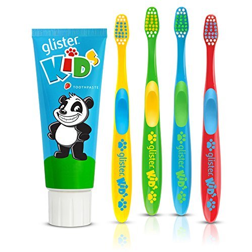 Glister Kids Children's Toothpaste and Toothbrush Set "Happy Smile"