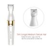 4 in 1 No Pain Electric Shavers for Women - Mini Facial Nose Eyebrow Hair Removal Lady Cordless Razor Trimmer for Girls Face, Body, Legs, Bikini Line view 3