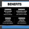 Protein Dynamix - Dynamo Pre Workout - High Intensity Performance - Blue Raspberry - 3000mg Citrulline + AAKG  2500mg Beta Alanine  2000mg Creatine  250mg Caffeine  200g view 4
