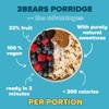 3Bears Porridge - Fruity Coconut | Porridge Oats | Porridge Sachets | Porridge Oats Sachets | Wholegrain Porridge Oats | Overnight Oats | Oatmeal | 4 x 400g view 3