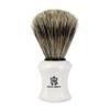 Shaving Brush Royal VP - Badger Brush - handle white view 1
