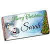 Personalised Merry Christmas Chocolate Bar Xmas Girls Boys Mum Dad Stocking Filler Present for him her N115 view 1