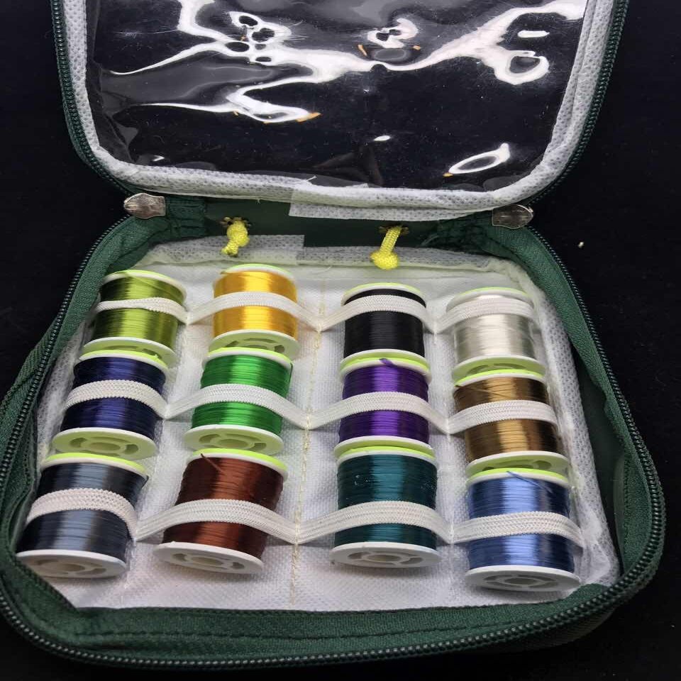 12 Large Spools of Floss in a Plastic Protective Bag,