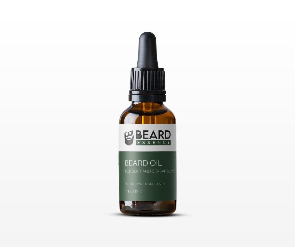Organic Vegan Friendly unscented Beard Oil for Men - Natural Beard Growth, Softener & Moisturiser - Non-Grasy - Cruelty-Free Ideal for Grooming, Styling & Reducing Beard Itch