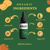 Organic Vegan Friendly unscented Beard Oil for Men - Natural Beard Growth, Softener & Moisturiser - Non-Grasy - Cruelty-Free Ideal for Grooming, Styling & Reducing Beard Itch view 2