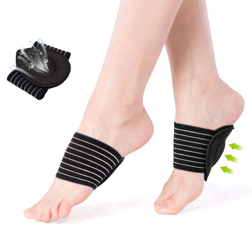 10PCS of Plantar Fasciitis Arch Support Insole by PEDIMEND - Padded Comfort for Flat and Achy Feet - Reduces Cramps & Stiffness - for Fallen Arches - Ball of Foot Cushion - Unisex - Foot Care