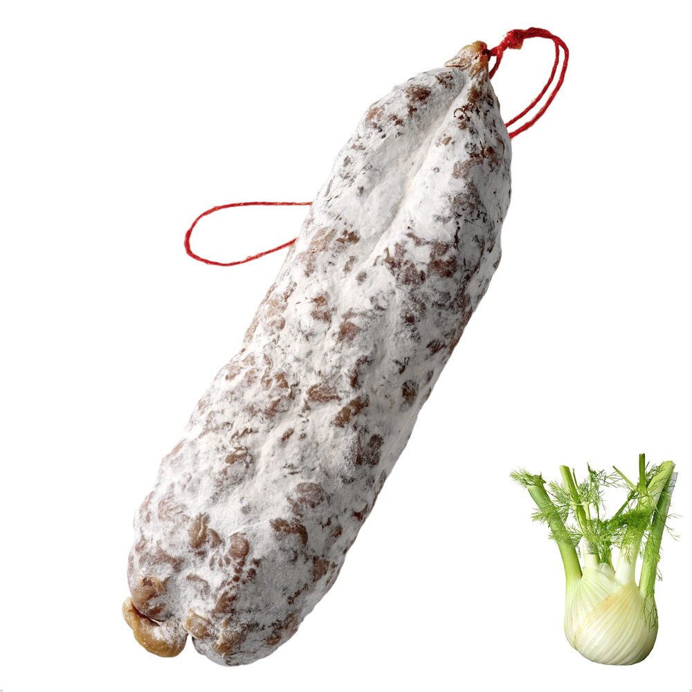 Fennel Saucisson Sec From The Savoie, Approx 170g