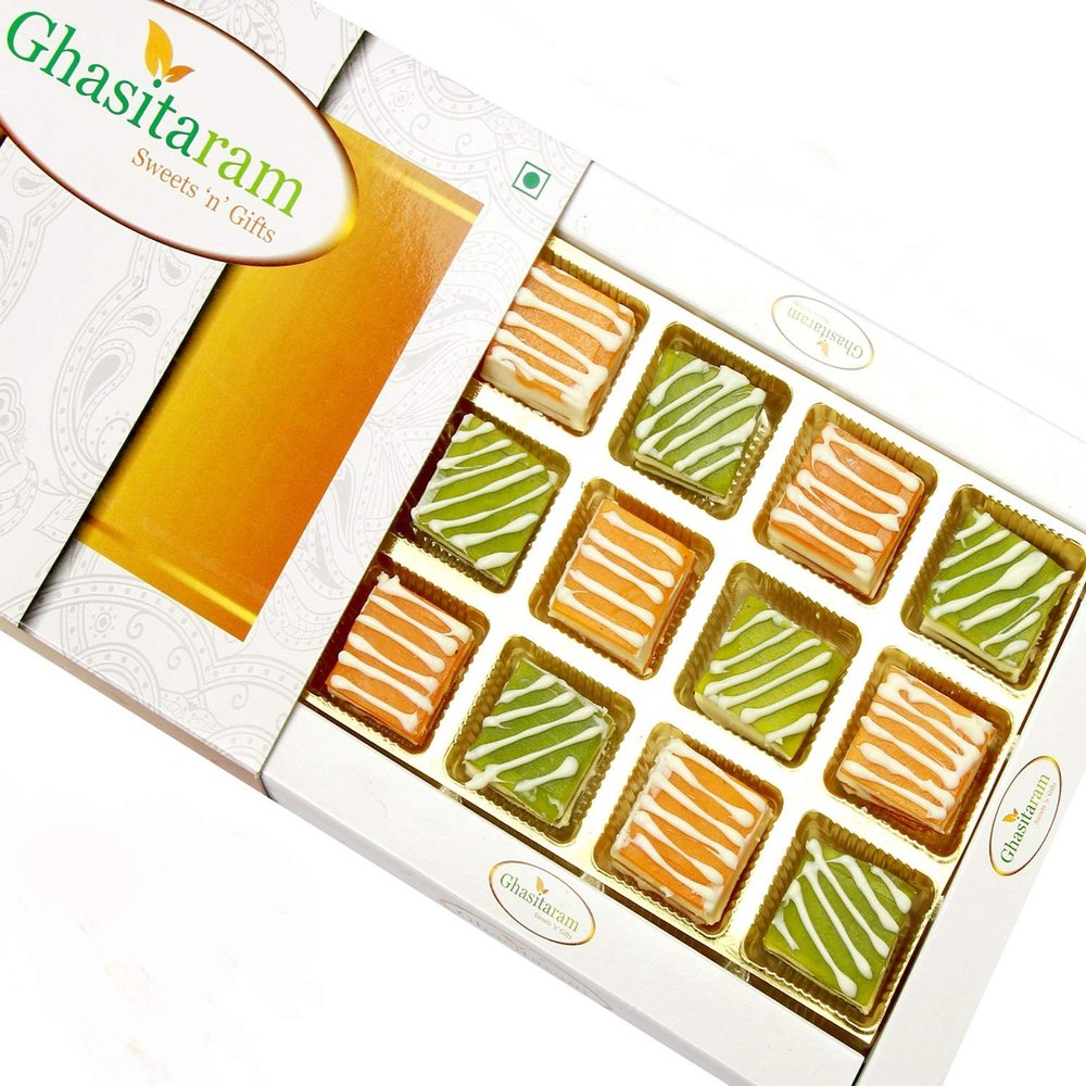 Ghasitaram Gifts Indian Sweets - Diwali Gifts Sweets - Assorted Mango Bites 12 pcs