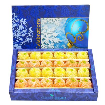 Ghasitaram Gifts Diwali Gifts Diwali Sweets - Coconut Delight 800 GMS
