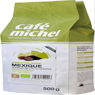 Coffee Beans Arabica Mexico BIO 500 g - CAFE MICHEL