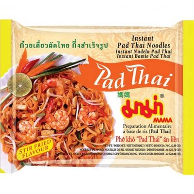 Mama Instant Rice Noodle Pad Thai, 70 g - Pack of 30
