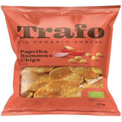 Trafo Organic Paprika Hummus Chips 75g