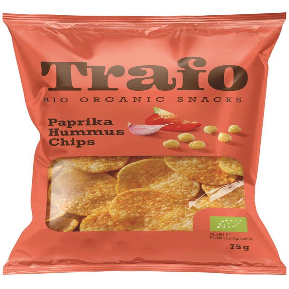 Trafo Organic Paprika Hummus Chips 75g