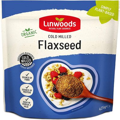 Linwoods Milled Organic Flaxseed 425g (Pack of 9)