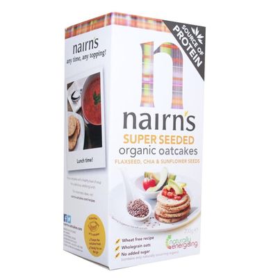 Nairn's | Oatcakes -Organic Super Seeded | 3 x 200g