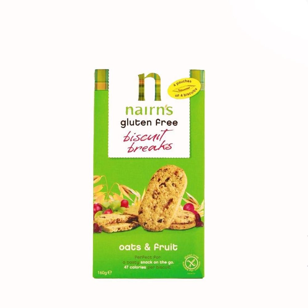 Nairn's | GF Biscuit Breaks Oat & Fruit | 5 x 160g (UK)