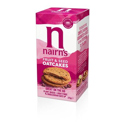 Nairn's | Oatcakes - Fruit & Seed | 3 x 225g