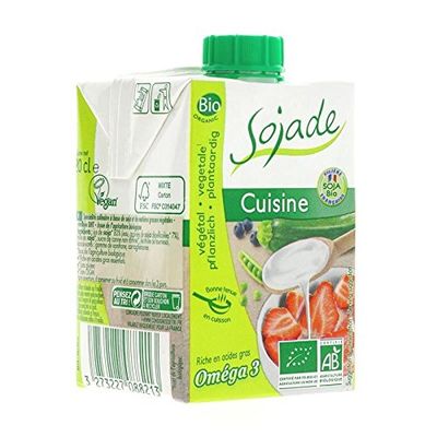 Sojade | Cuisine- Organic Soya Cream | 4 x 200ml (UK)