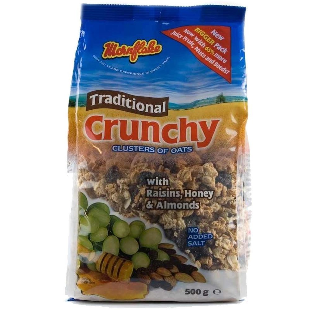 Mornflake | Honey, Raisin & Almond Crunchy | 3 x 500g
