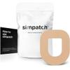SIMPATCH  OmniPod Adhesive Patch (25-Pack)  Waterproof Adhesive, CGM Tape  Multiple Color Options (Biege) view 1