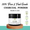 Clearly GLOW Teeth Whitening Activated Charcoal Powder + Soft Bamboo Toothbrush | Pure, Natural, Food Grade, Non GMO, Made in USA | Whiten Teeth Naturally. 80g (12 months supply) view 4