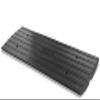 Pyle Car Ramp, Multipurpose, Flexible Kerb, Threshold Ramp, Heavy Duty Rubber - Suitable for Vehicle, Car, Truck, Scooter, Bike, Motorcycle, Wheelchair Mobility, Loading Dock, Garage, Sidewalk view 1