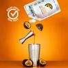 FUNKIN Passion Fruit Puree Cocktail Mixer | Made with Passionfruit | Fresh Fruit Puree for Professional Cocktails, Smoothies, & Desserts | 0% ABV | Resealable Pouch | 1kg, Pack of 1 view 3
