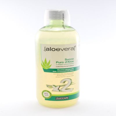 ZUCCARI Aloe Vera X2 Pure Aloe SUCCO 1 LITRO