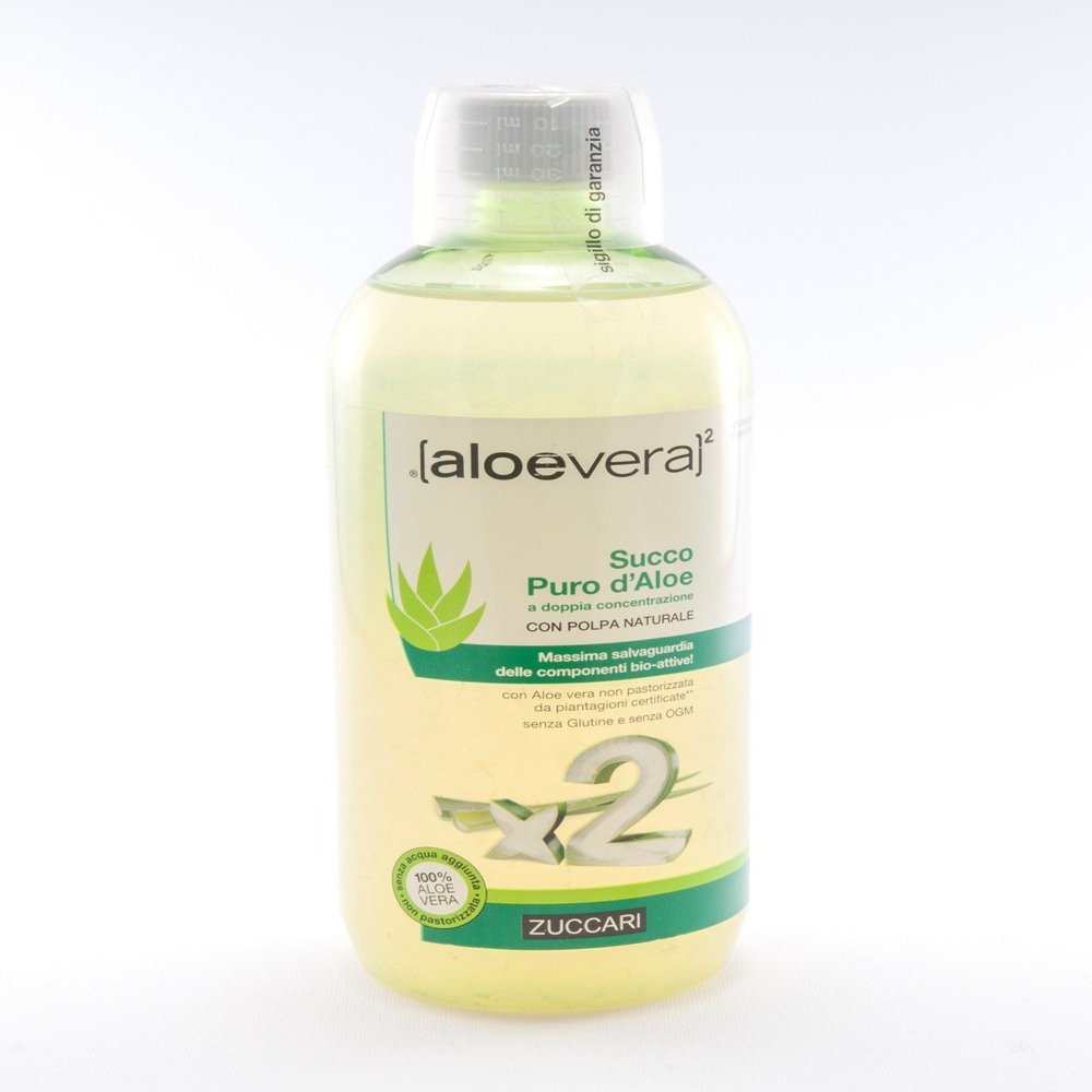 ZUCCARI Aloe Vera X2 Pure Aloe SUCCO 1 LITRO
