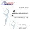 PikDent Zero Tight Spaces - 30 Ultra Glide and Ultra Resistant Interdental Flossers with Teflon Floss. Convenient as a Toothpick, Effective as Dental Floss. view 2