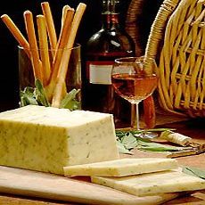 French Rose Chive Cheese with bread sticks Hamper