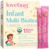 Lovebug Baby Probiotic Powder  1 Billion CFU Multi-Strain Formula with Prebiotic - Friendly Bio Cultures for Newborns, Babies and Infants (0-6 Months) - 30 Sugar Free & Unflavoured Sachet Pack view 1