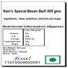 Ghasitaram Gifts Bhaidooj Gifts Sweets - Nani's Special Besan Barfi 800 GMS view 2