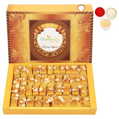 Ghasitaram Gifts Bhaidooj Gifts Sweets - Soft Mysore pak (800 GMS)