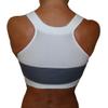 CzSalus Post-op bra after breast enlargement or reduction + Elastic stabilizer band (M, White) view 2
