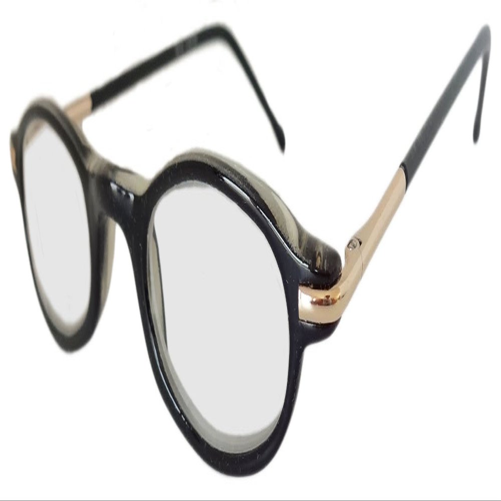 3 PAIRS READING GLASSES SLIM MENU SPECS BLACK 6 STRENGTHS SPRUNG ARMS HARD CASE NY02 (+3.0)