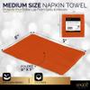100 Pack Orange Beverage Napkins, Big Party Pack, 2 Ply, Ideal for Wedding, Party, Birthday, Dinner, Lunch, Cocktails. (5 x 5) by Amcrate view 3