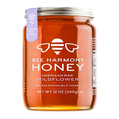 Bee Harmony American Raw Wildflower Honey, 12 oz