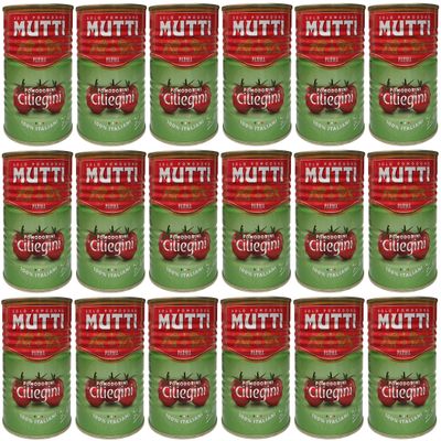 18x Mutti Pomodorini ciliegini Cherry Tomatoes Tomato Sauce 100% Italian 400g
