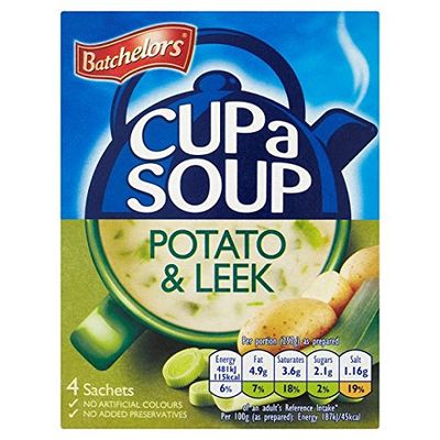 Batchelors Cup a Soup Potato & Leek - 6 x 4 Sachets
