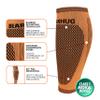 Bearhug Calf Compression Sleeve for Men and Women - Shin Splints Support for Torn Muscle and Leg Cramps - Bamboo Calf Support for Sports, Running, Gym, S view 4