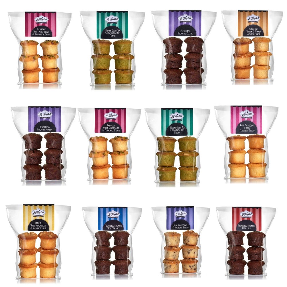 B-Tempted Ultimate Selection Pack Gluten Free Cakes - 12x 120g (72 Cakes)